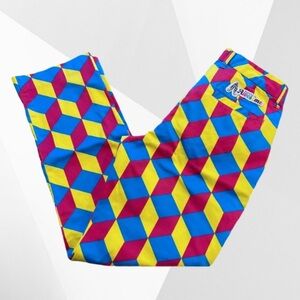 Royal & Awesome Geometric Printed Golf Pants